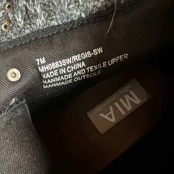 Chunky Black Mia Boots - Size 7, Never Worn - Picture 7 of 7